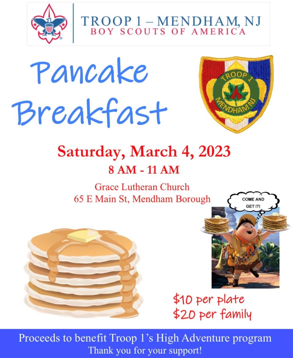 2023 Scouts Pancake Breakfast