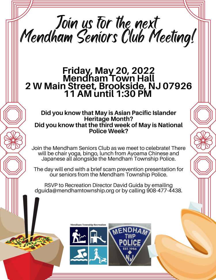 May Senior Club Meeting